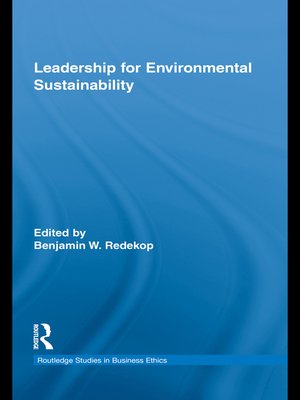 cover image of Leadership for Environmental Sustainability
